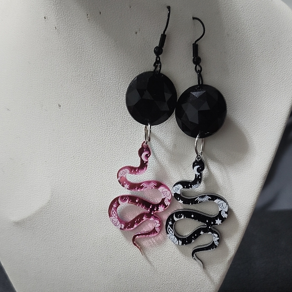 Handcrafted Mix and Match Snake Earrings